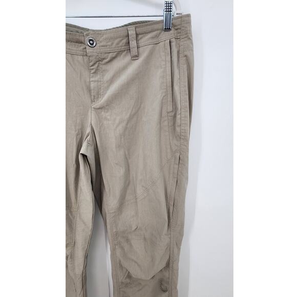 KUHL Legendary Pants Spire Roll Up Size 14 Tan‎ Khaki Outdoor Hiking - Picture 3 of 12